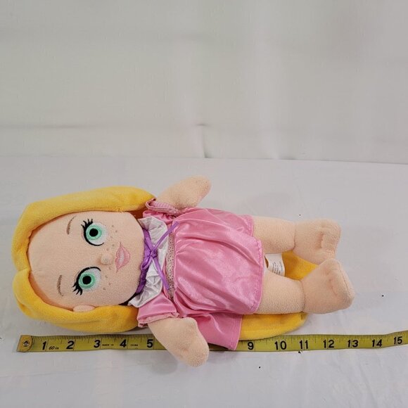 Disney Park Babies Tangled RAPUNZEL Soft Plush Princess Green Eyes 12” Doll - Picture 16 of 16